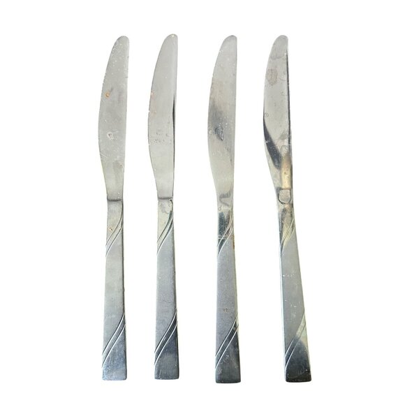 Set Of 4 Cambridge Silver Maren-Tessa Stainless Steel Knives - Picture 3 of 4